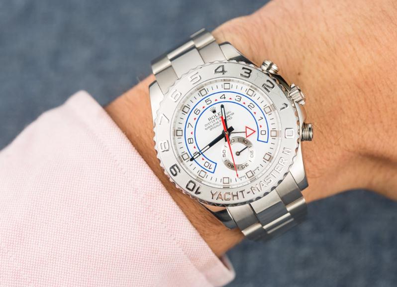 The durable fake watches are made from white gold and platinum.